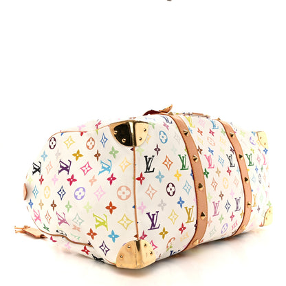 Louis Vuitton Monogram Multicolor Keepall 45 White 3 of 20