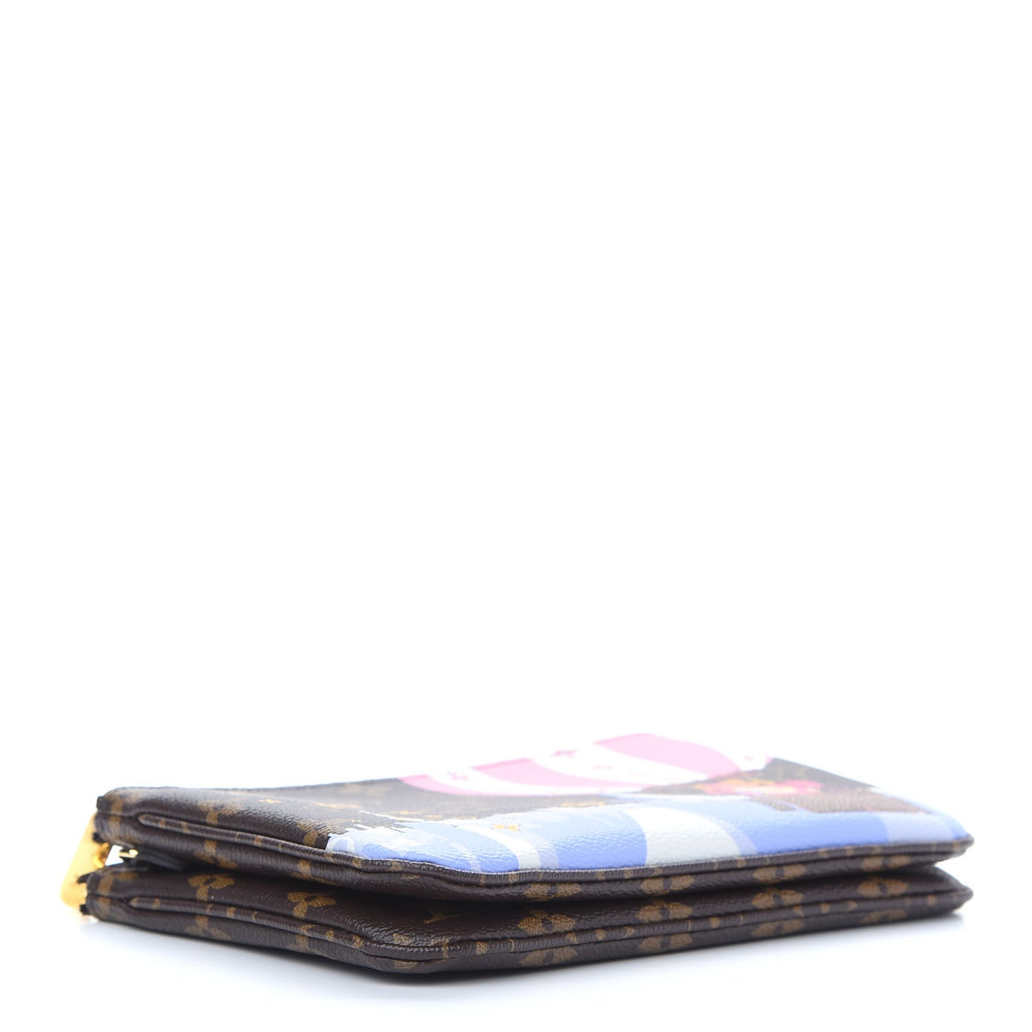 Monogram 2019 Christmas Animation Double Zip Pochette