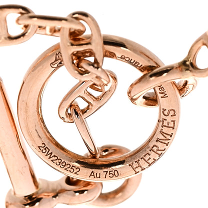 Hermes 18K Rose Gold Diamond Farandole Bracelet ST 4 of 5