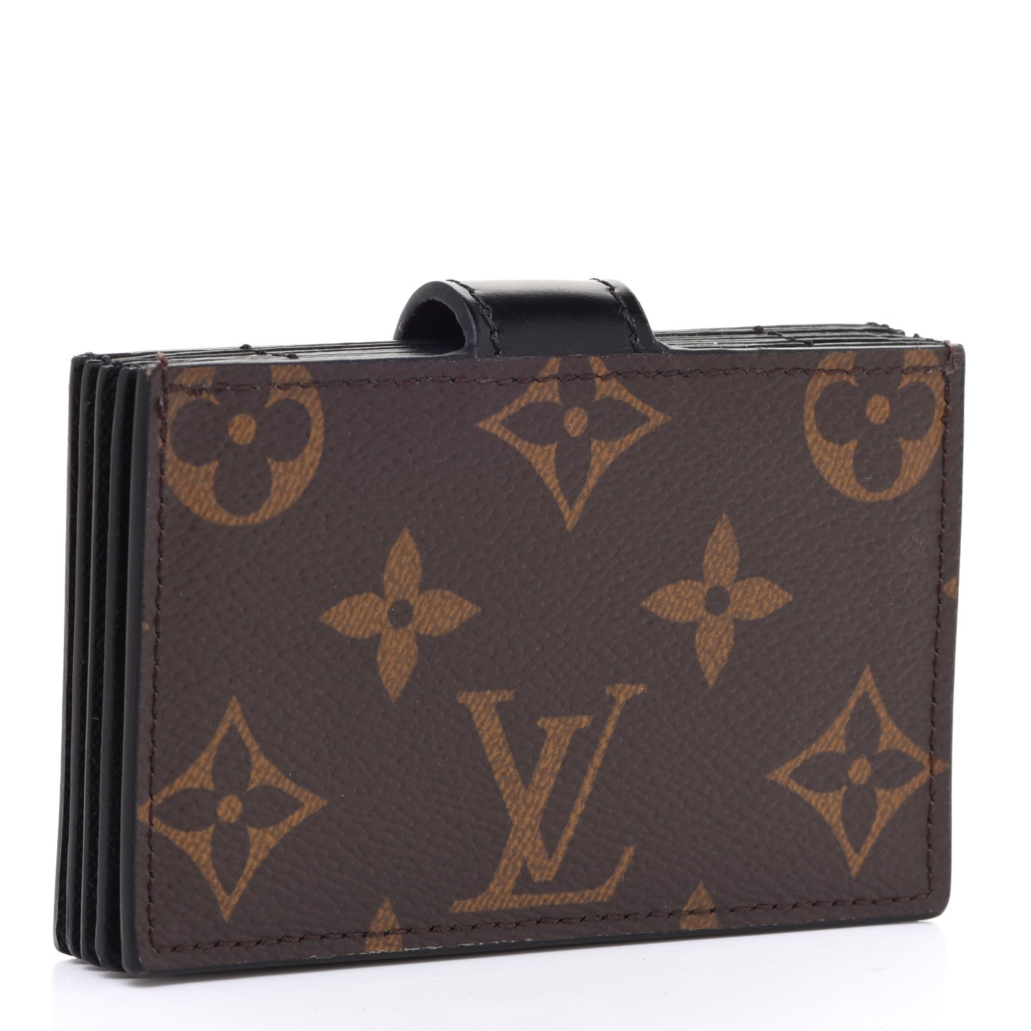 Louis Vuitton Monogram Gusset Card Holder Black 3 of 6