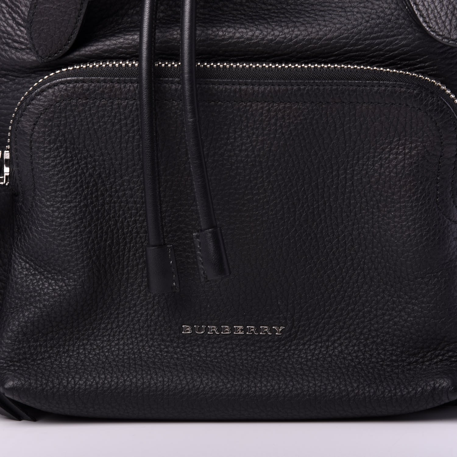 Burberry Deerskin Medium Rucksack Backpack Black 9 of 9