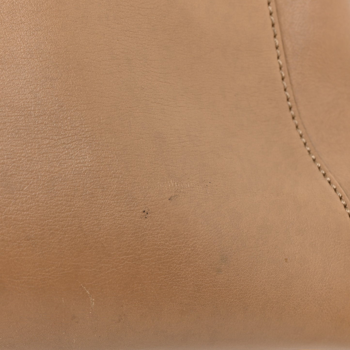 Calfskin Medium Peekaboo Iconic Satchel Tan