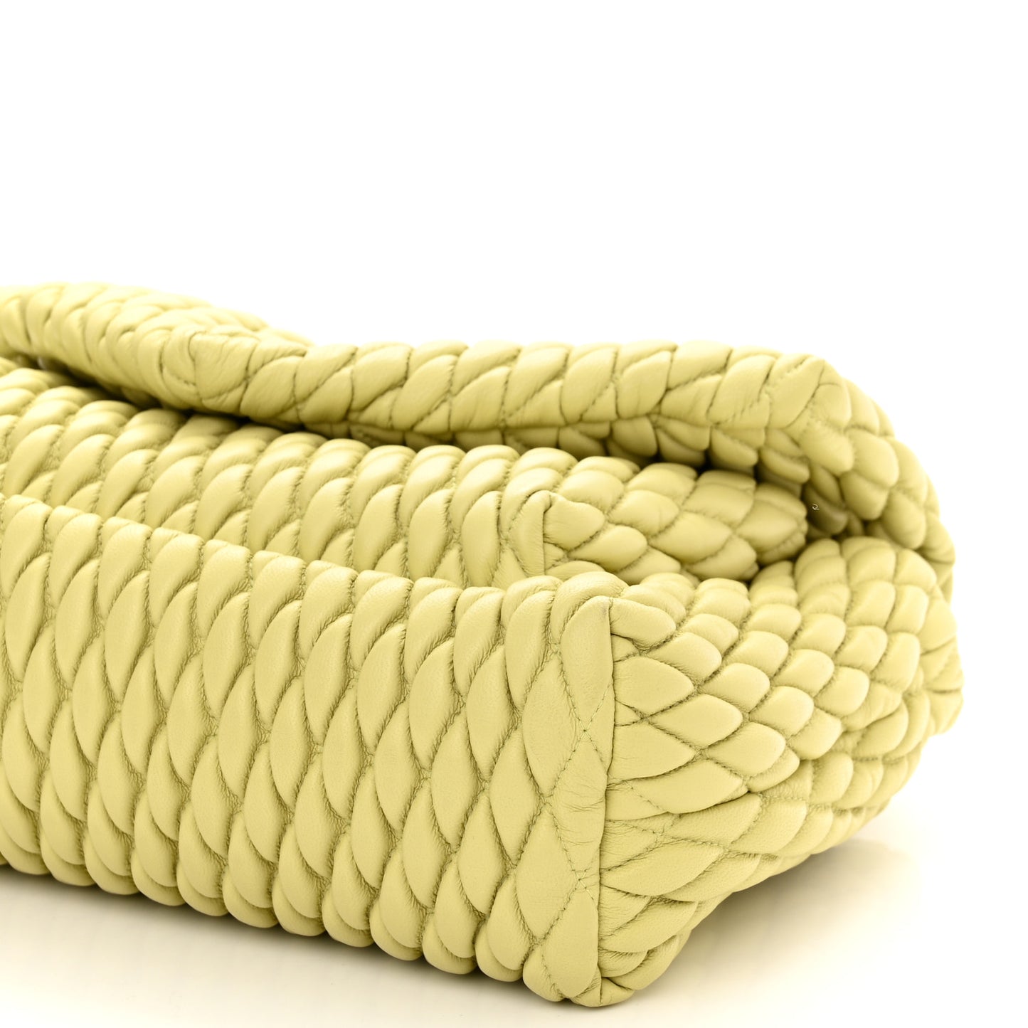 Lambskin Quilted PS Harris Small Shoulder Bag Pale Green