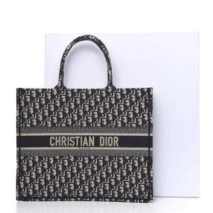 Christian Dior Oblique Book Tote Blue Multicolor 11 of 11