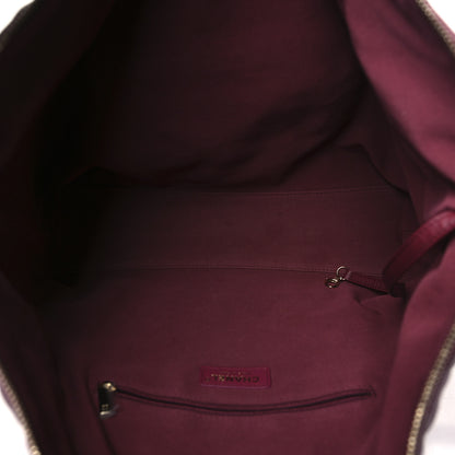 Chanel Calfskin Quilted Large Coco Mellow Hobo Burgundy 6 of 12