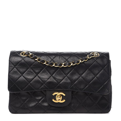 Chanel Lambskin Quilted Small Double Flap Black 1 of 16