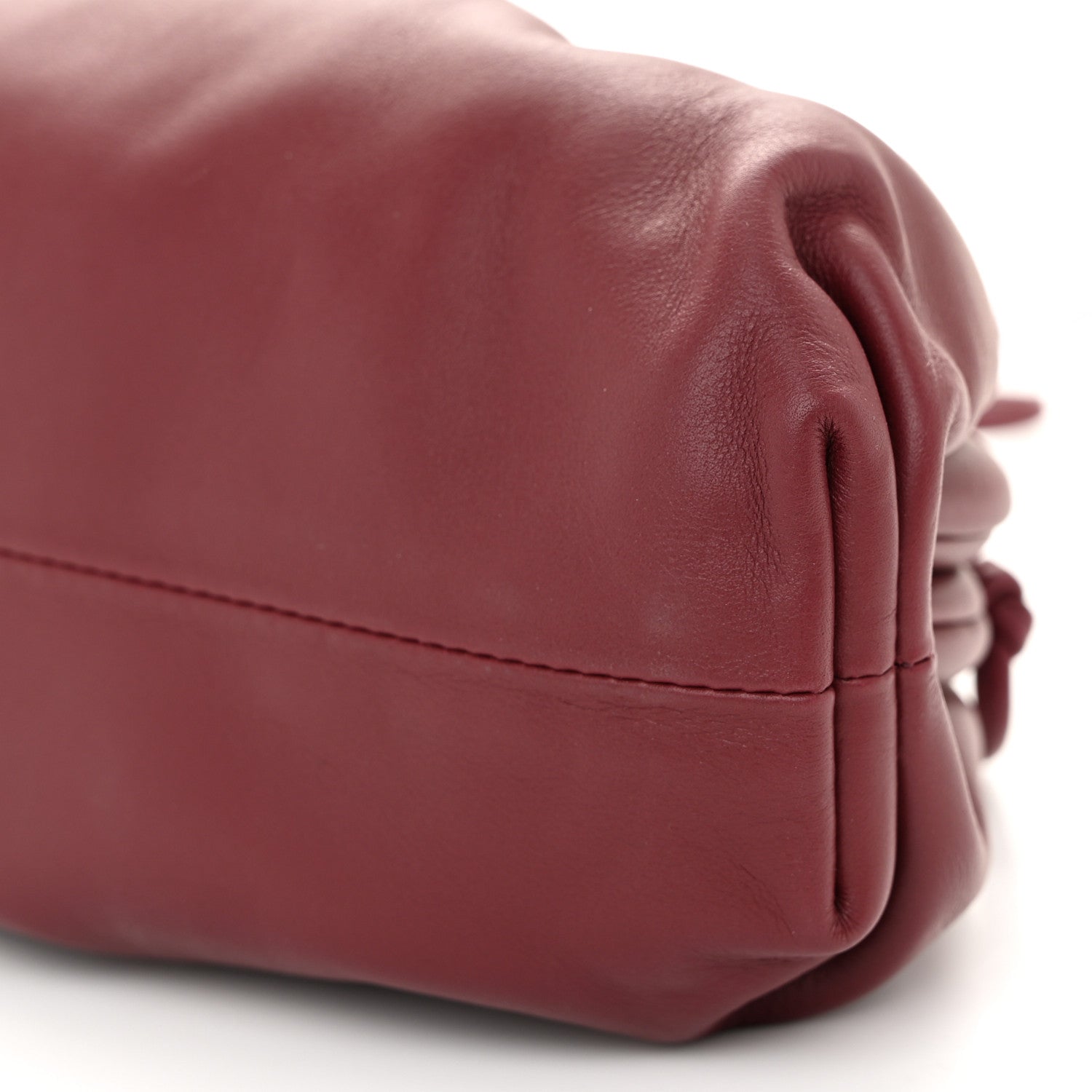 Bottega Veneta Butter Calfskin The Mini Pouch Bordeaux 10 of 10