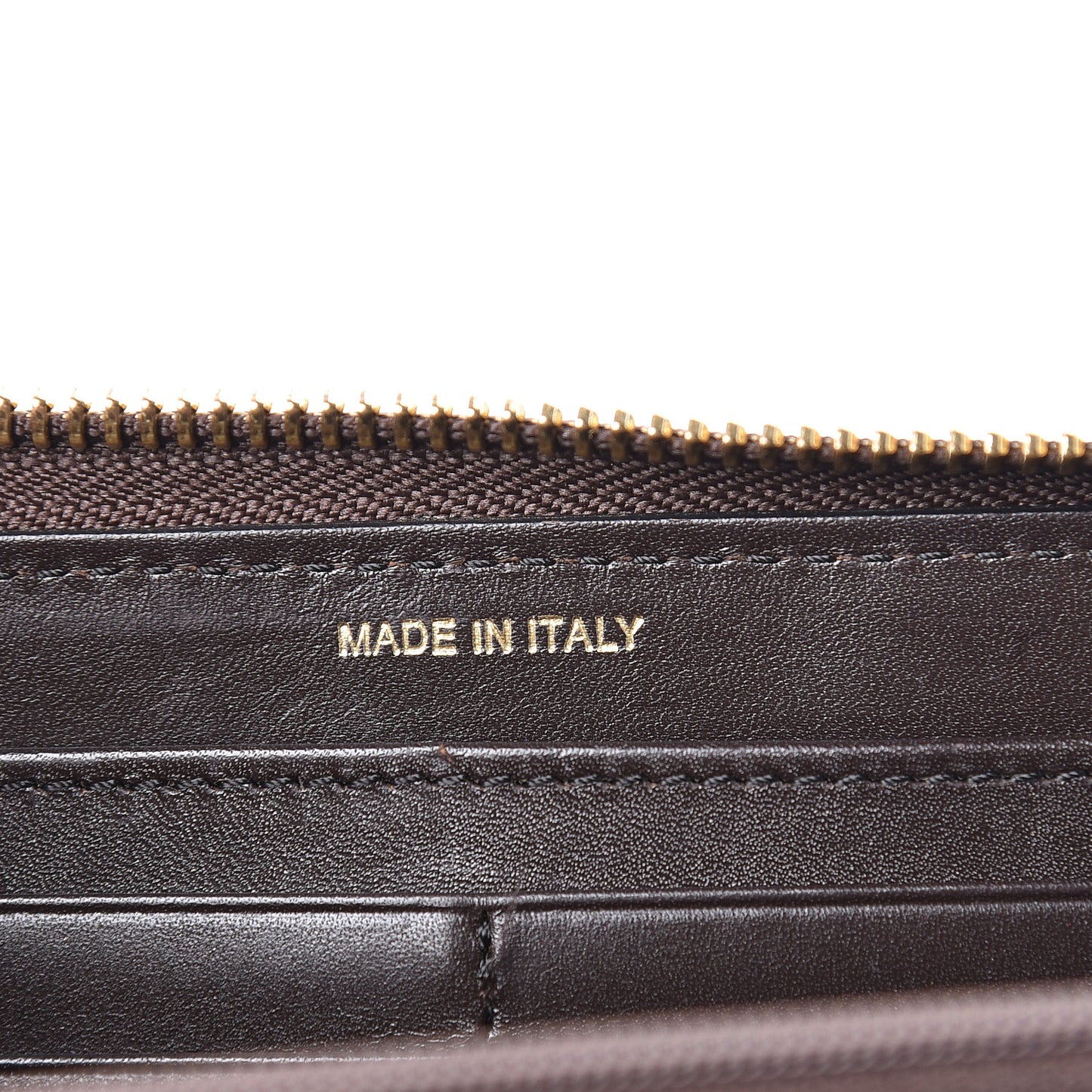 Haymarket Check Large Ziggy Zip Around Wallet Chocolate