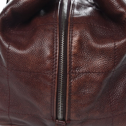 Chanel Caviar Chocolate Bar Quilted Shoulder Bag Brown 11 of 25
