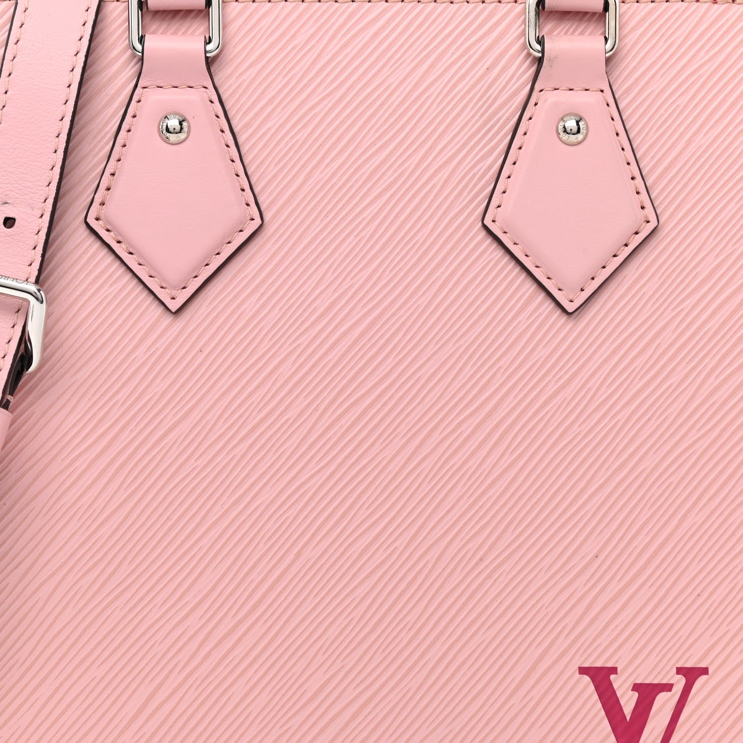 Louis Vuitton Epi Sac Plat PM Rose Ballerine 7 of 11