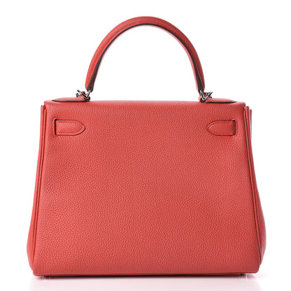Hermes Togo Retourne Kelly 28 Geranium 4 of 10