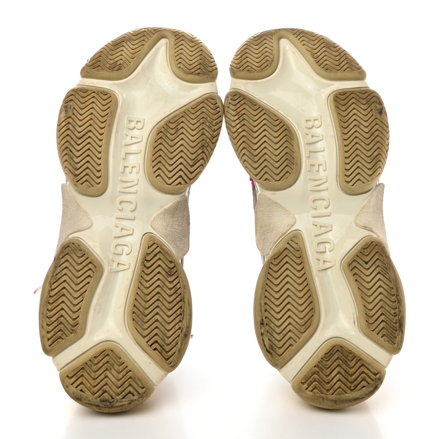 Mesh Nubuck Mens Triple S Sneakers 42 Bleu Gris Rouge