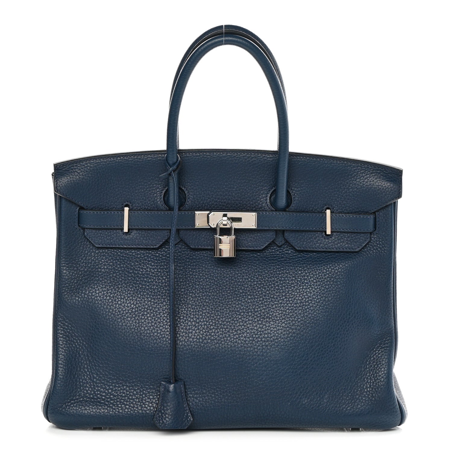 Hermes Taurillon Clemence Birkin 35 Bleu Brighton 1 of 12