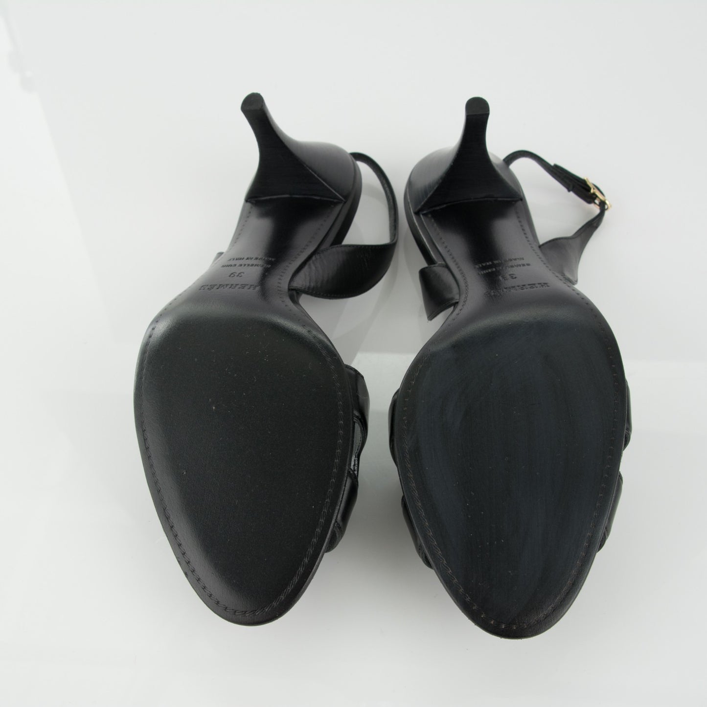 Nappa Night 70 Slingback Sandals 39 Black