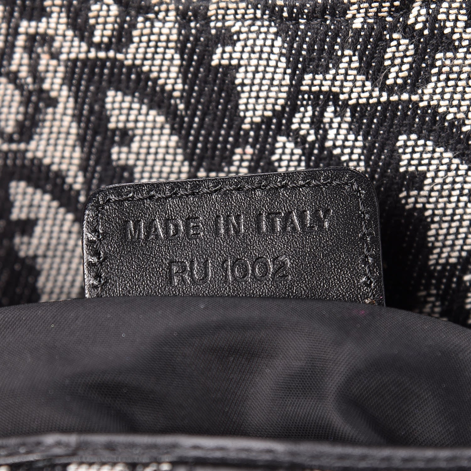 Christian Dior Monogram Saddle Bag Black 7 of 14