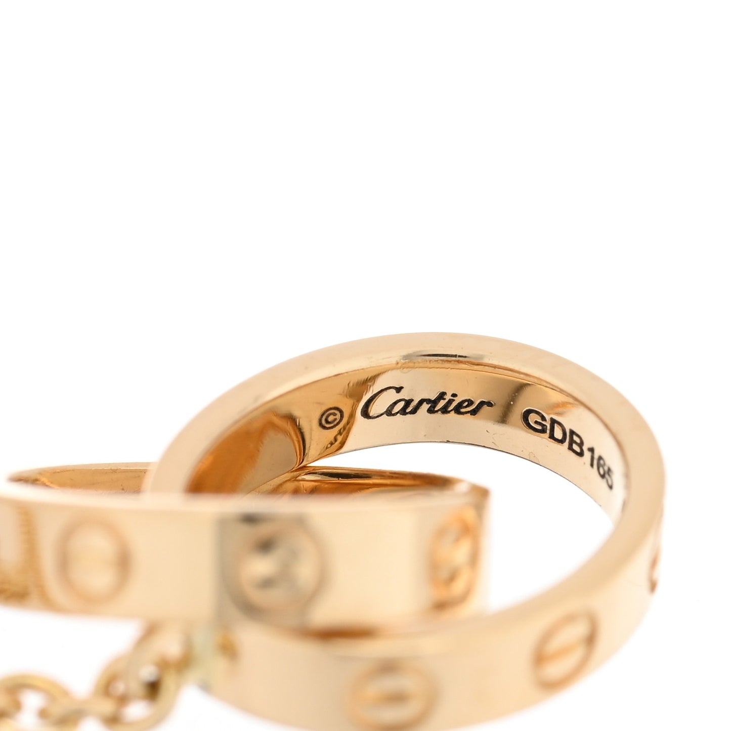 18K Yellow Gold Interlocking LOVE Bracelet