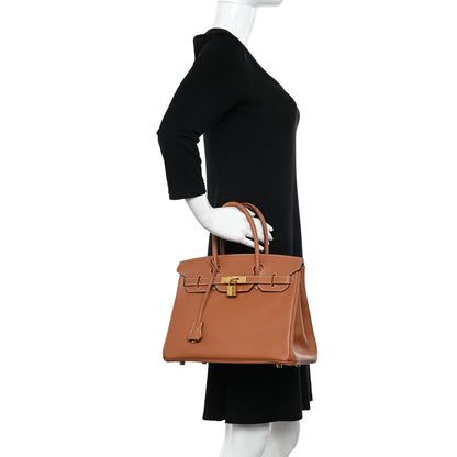 Hermes Veau Jonathan Birkin 30 Gold 2 of 11