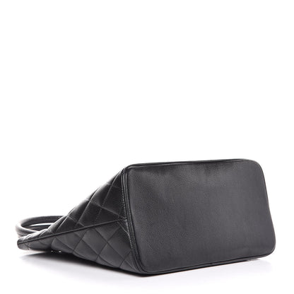 Chanel Caviar Quilted Medallion Tote Black 4 of 12
