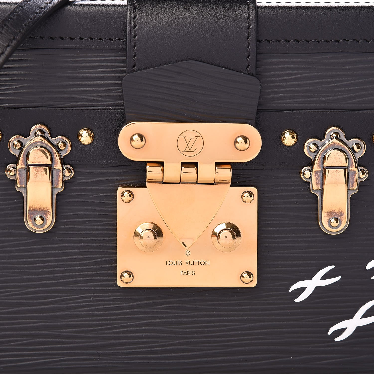 Louis Vuitton Epi Petite Malle Black 7 of 10