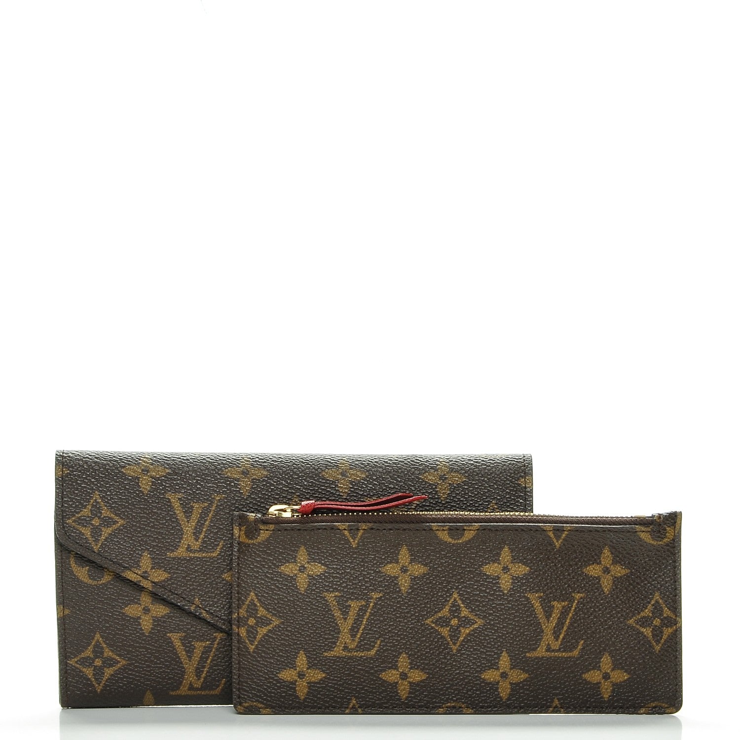 Louis Vuitton Monogram Josephine Wallet Red 5 of 8