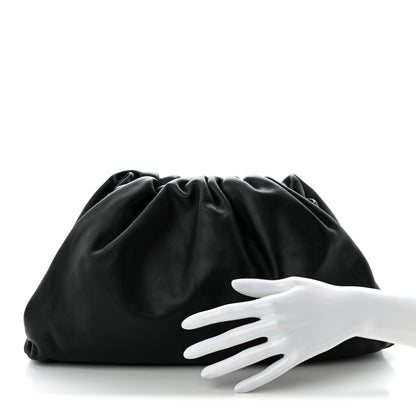 Bottega Veneta Smooth Butter Calf The Pouch Oversized Clutch Black 2 of 10