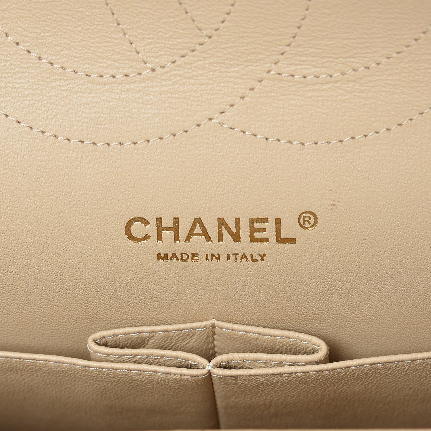 Chanel Caviar Quilted Jumbo Double Flap Beige Clair 7 of 14