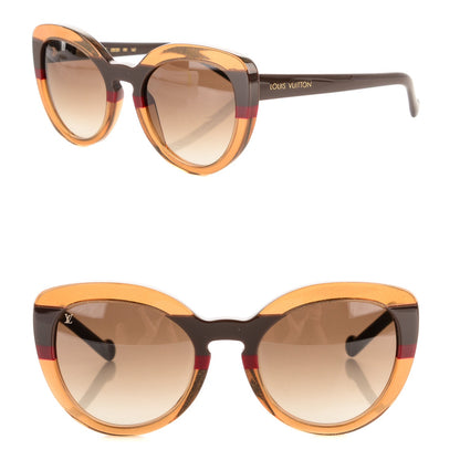 Louis Vuitton Peony Sunglasses Z0786W Brown Glitter 1 of 4