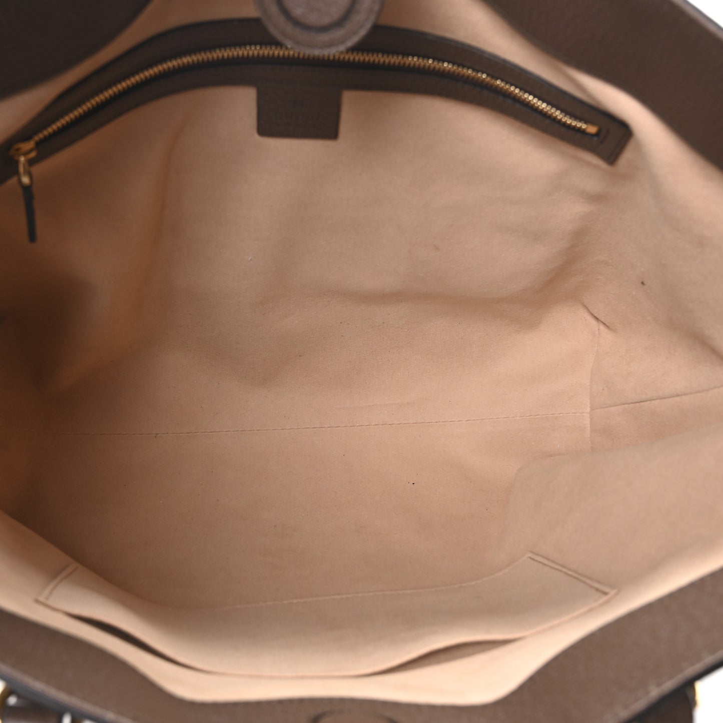 GG Supreme Monogram Medium Ophidia Shopping Tote Brown