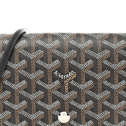 Goyard Goyardine Plumet Wallet Clutch Black 9 of 11