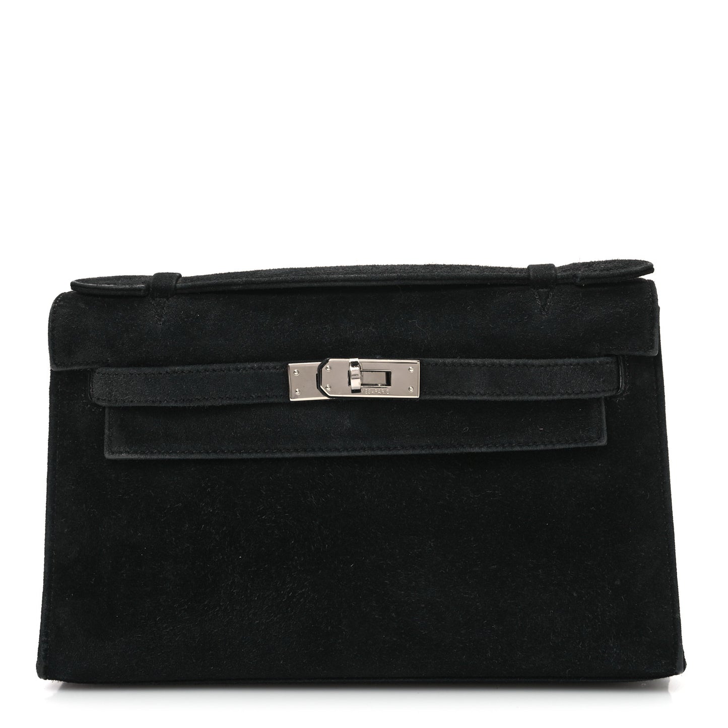 Veau Doblis Kelly Pochette Black