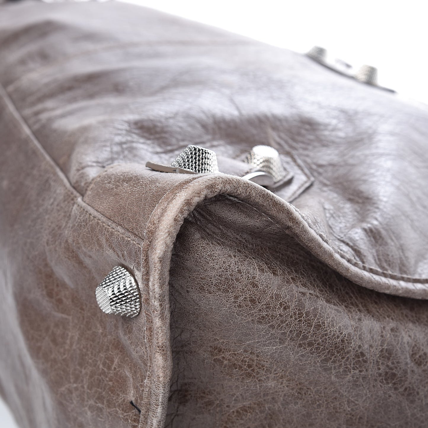 Agneau Giant 21 Silver Hardware Weekender Noix