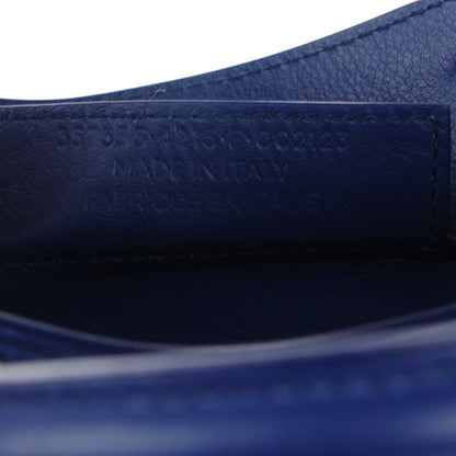 Balenciaga Calfskin Papier Mini A4 Zip Around Tote Bleu Mineral 7 of 8