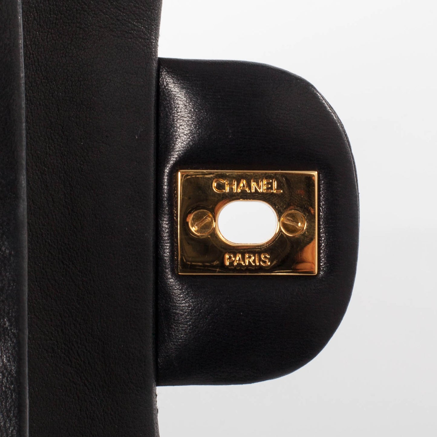 Lambskin Small Double Flap Black