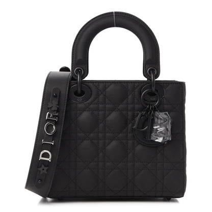 Christian Dior Ultra Matte Calfskin Cannage Small My ABCDior Lady Dior Black 1 of 10