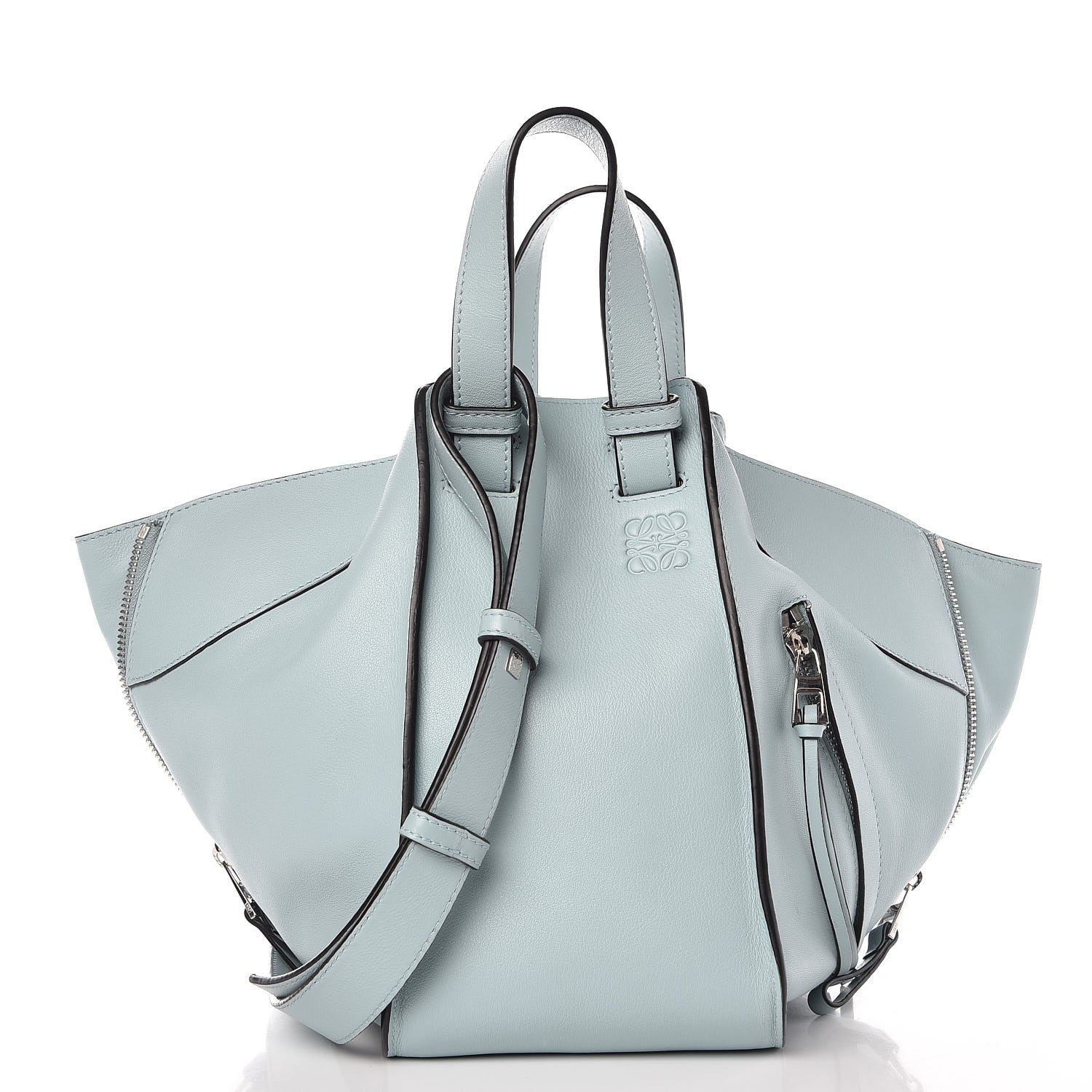 Loewe Calfskin Small Hammock Shoulder Bag Aqua 1 of 8