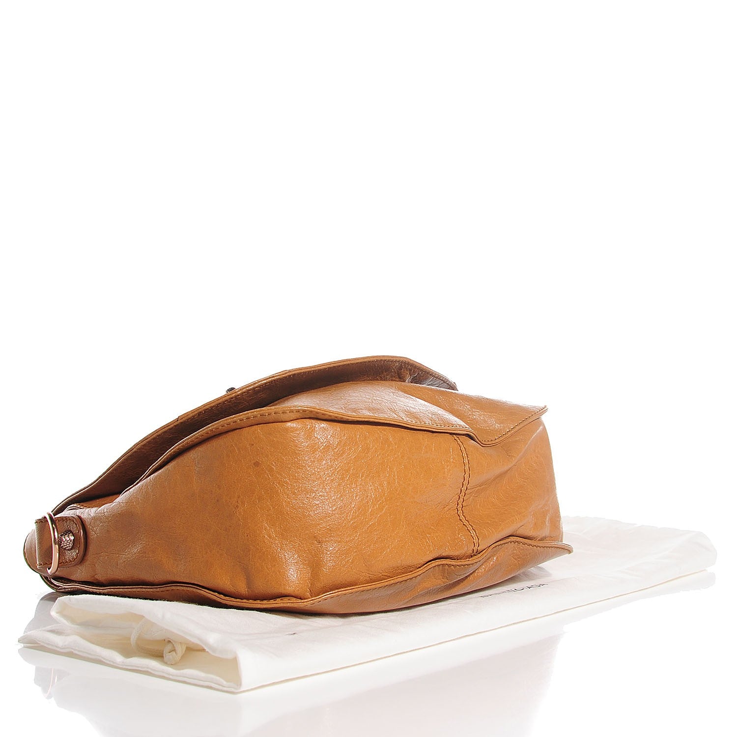 Balenciaga Agneau Giant 12 Rose Gold Hardware Neo Folk Messenger Cumin 4 of 10