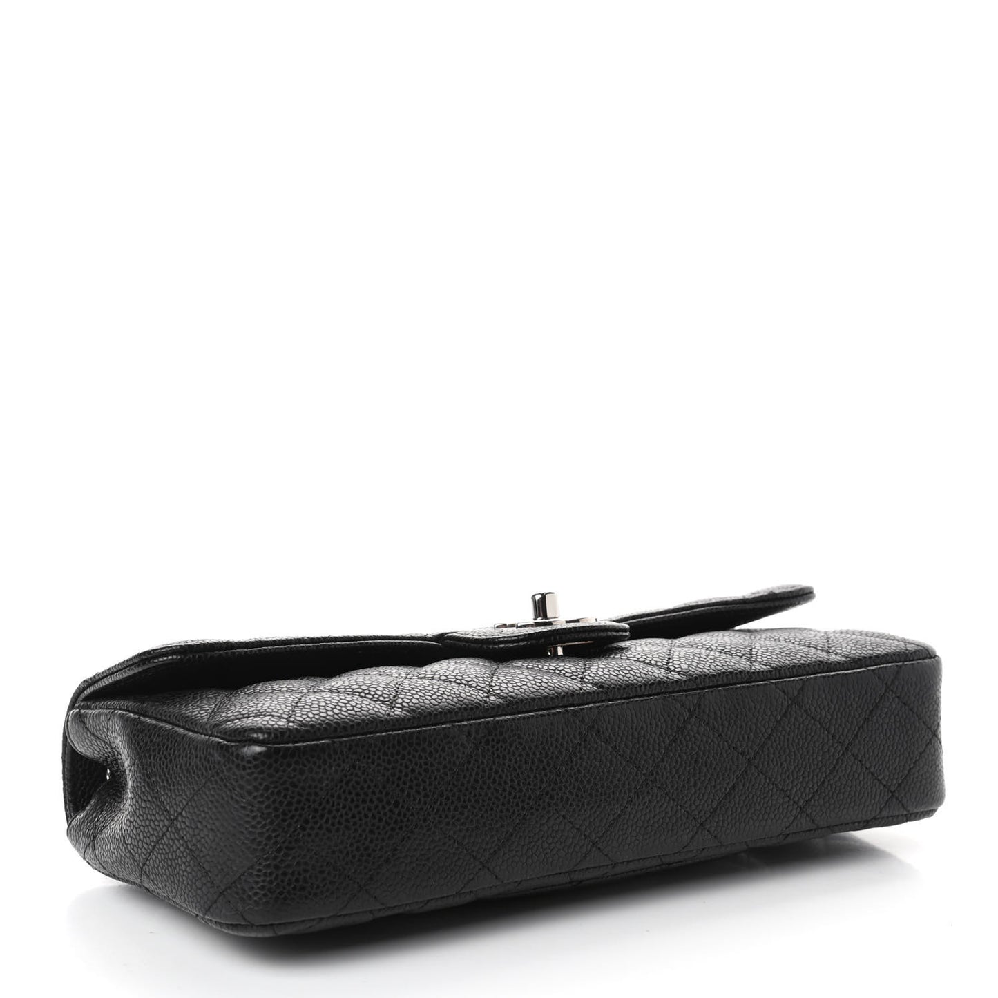 Caviar Quilted East West Flap Black