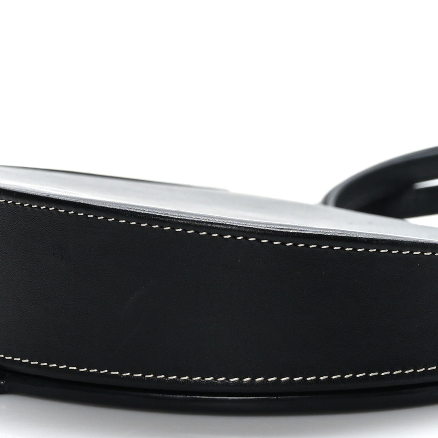 Soft Calfskin Heel Bag Black