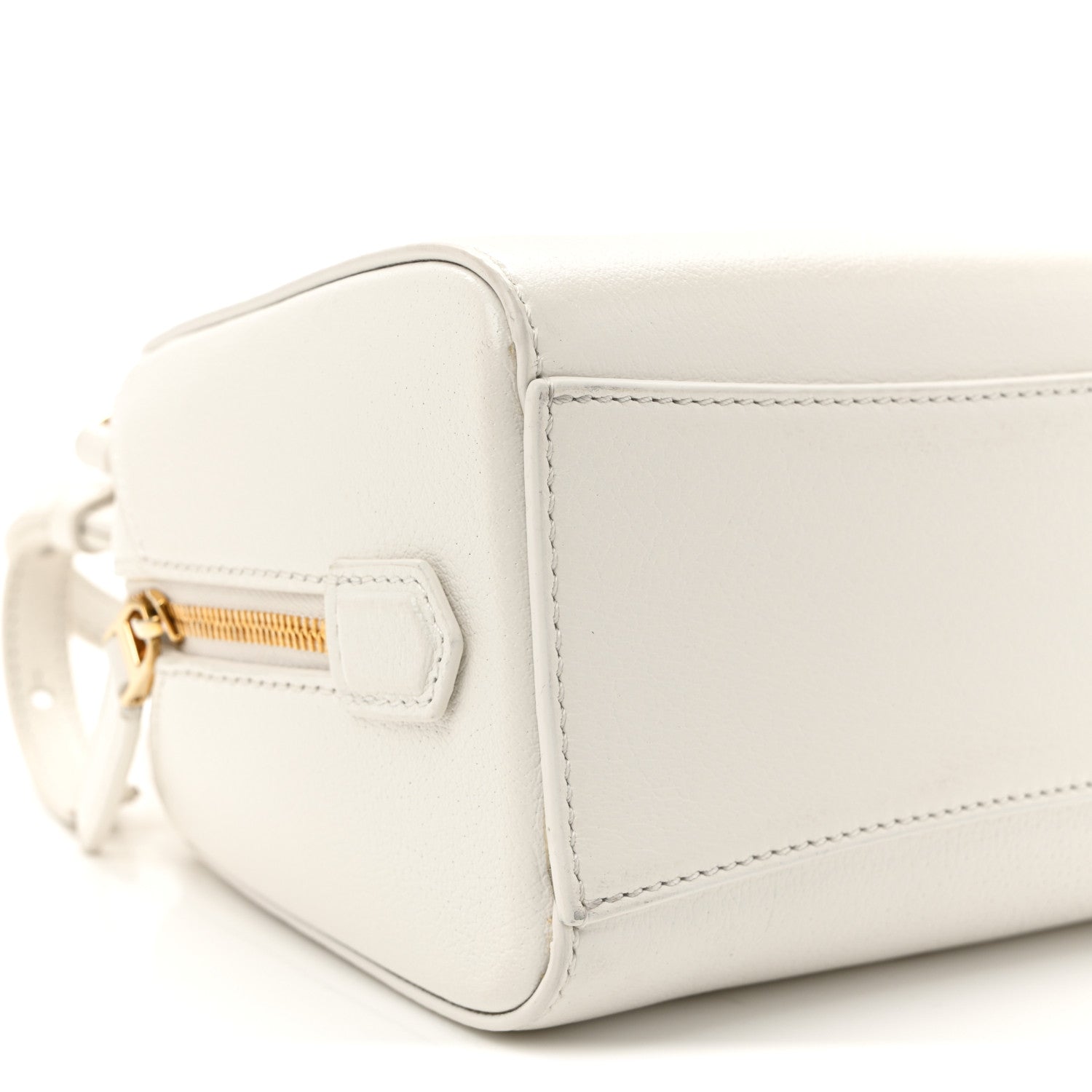 Givenchy Tumbled Buffalo Micro Antigona Cube Bag White 1834499