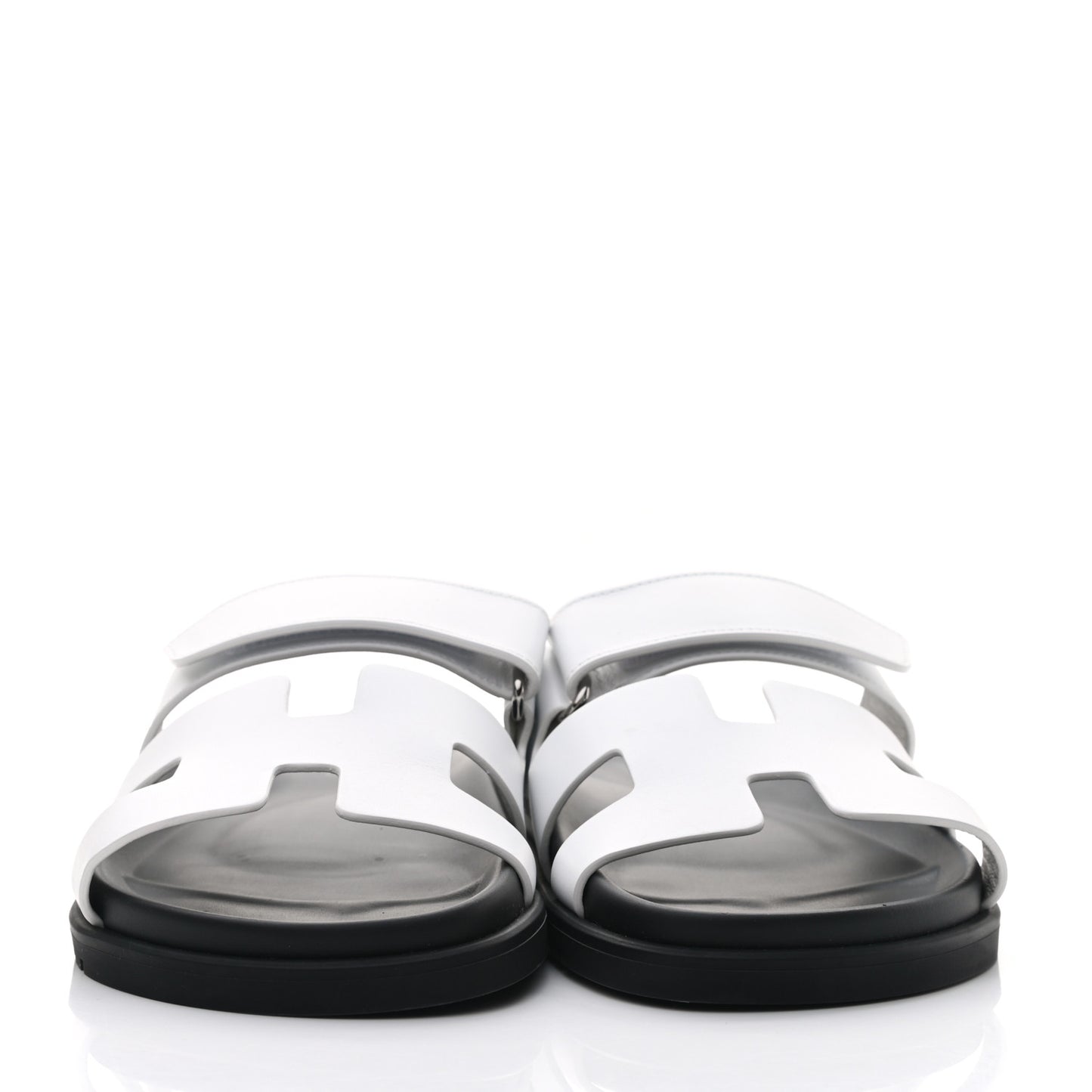 Calfskin Womens Chypre Sandals 37 White