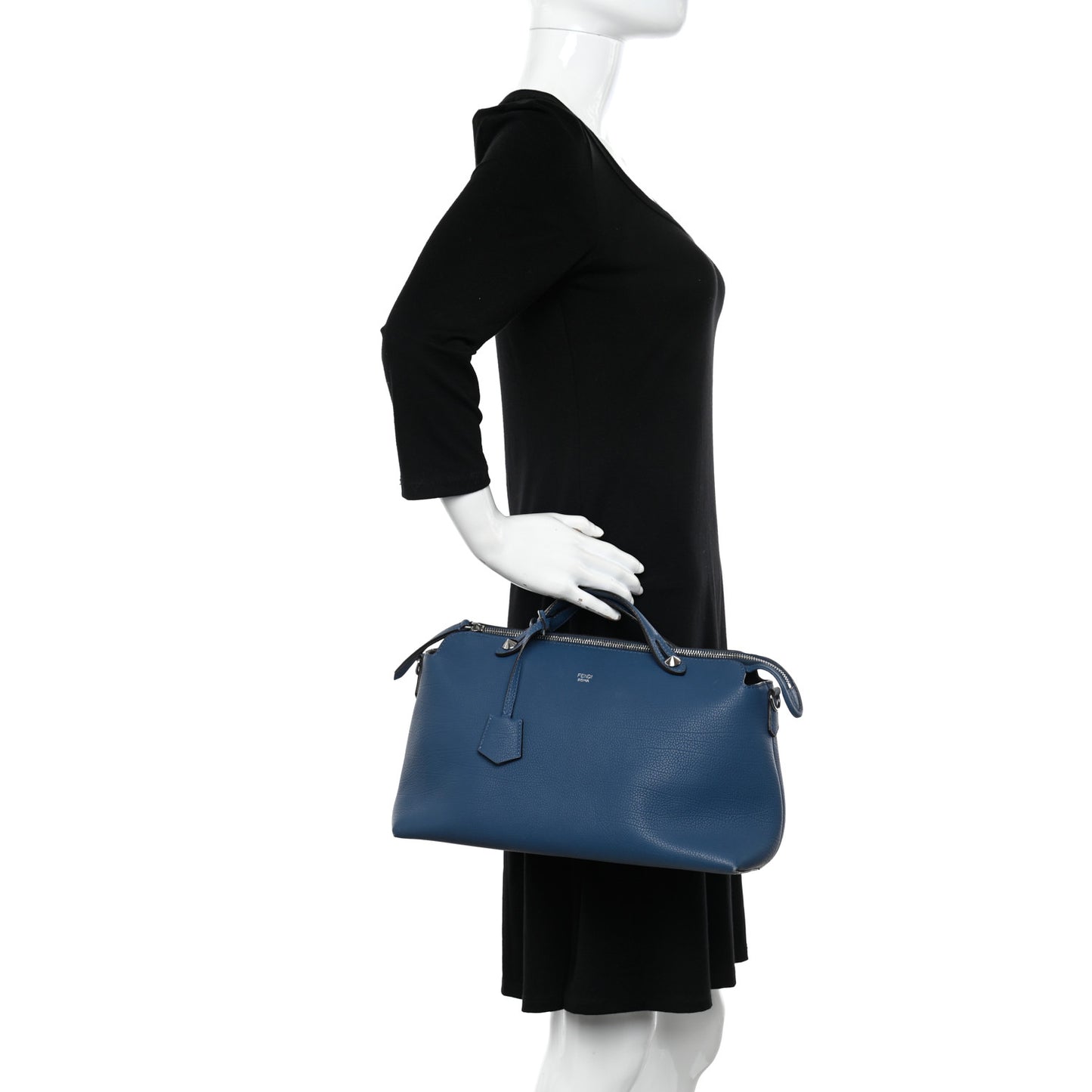 Vitello Camargue Large By The Way Boston Bag Blue