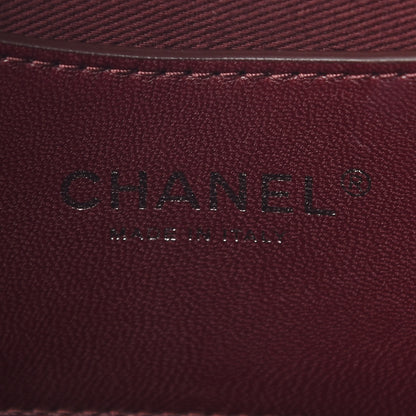Chanel Patent Quilted Large Just Mademoiselle Bowling Bag Plum 5 of 8