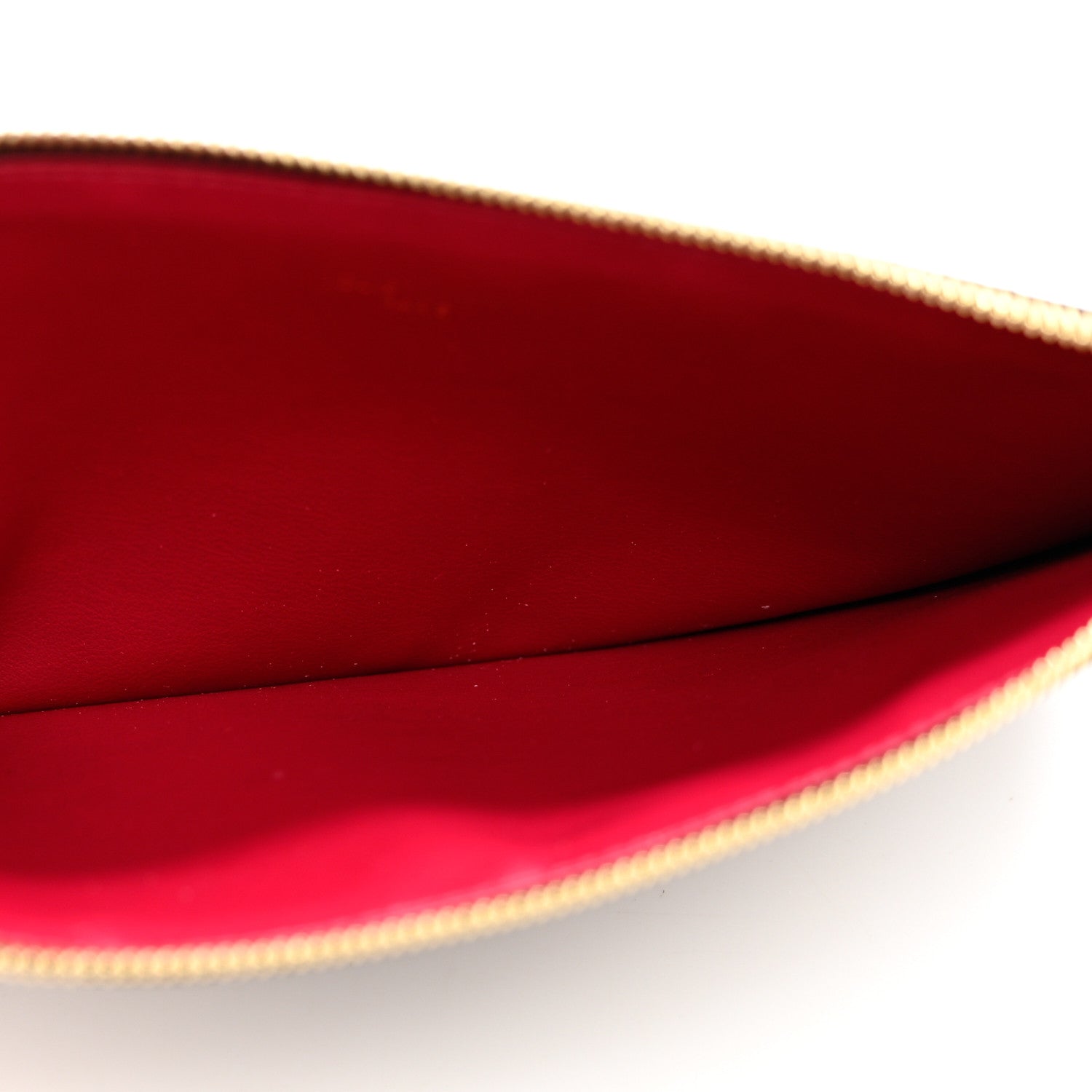 Louis Vuitton Monogram Felicie Chain Wallet Zippered Insert Fuchsia 5 of 6