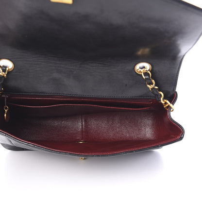 Chanel Lambskin Quilted Medium Single Flap Black 4 of 13