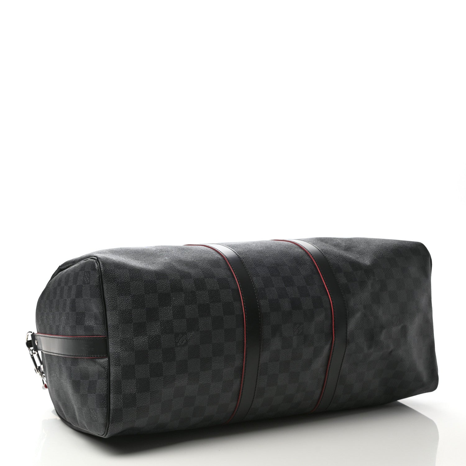 Louis Vuitton Damier Graphite Logo Keepall Bandouliere 50 Rogue 3 of 8