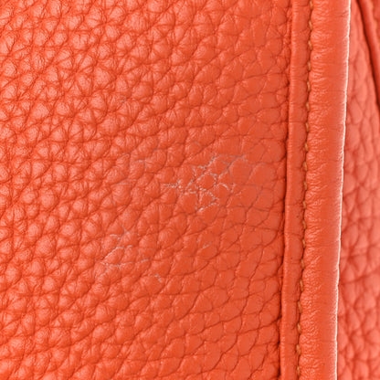 Hermes Taurillon Clemence Evelyne III GM Orange 13 of 13