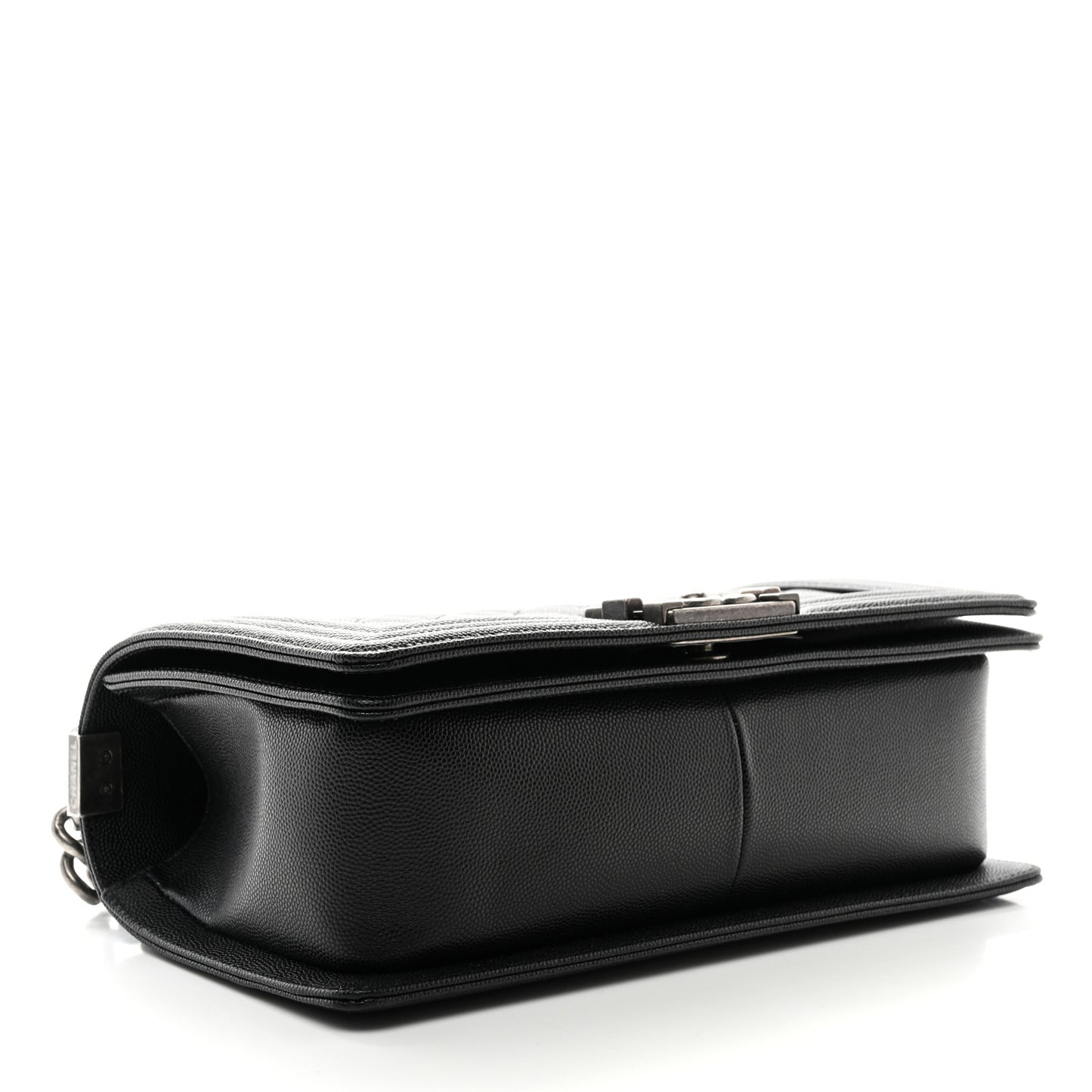 Caviar Quilted Medium Boy Flap Black