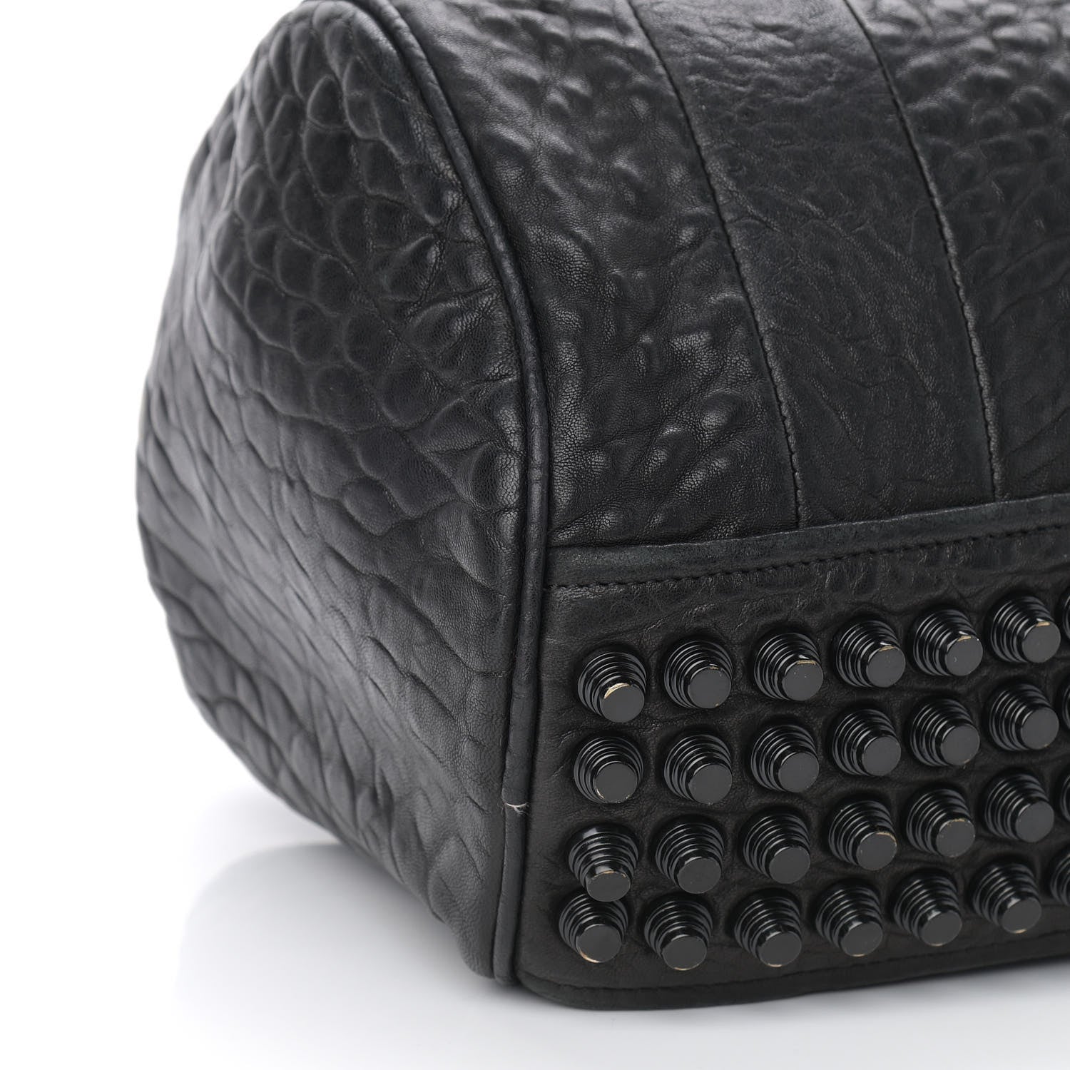 Alexander Wang Pebbled Lambskin Rocco Black Matte Black Hardware 6 of 7
