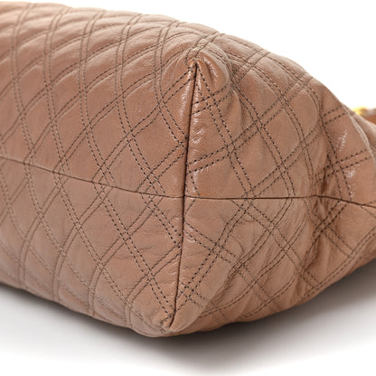 Marc Jacobs Calfskin Quilted Rio Satchel Tote Bag Brown 9 of 16