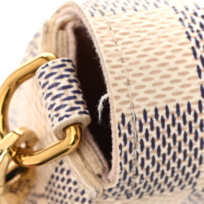 Louis Vuitton Damier Azur Pochette Felicie Chain Wallet Rose Ballerine 11 of 11